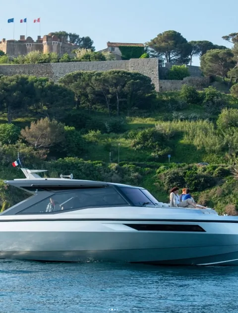 Souvenir client 10 à bord de notre yacht à Cannes