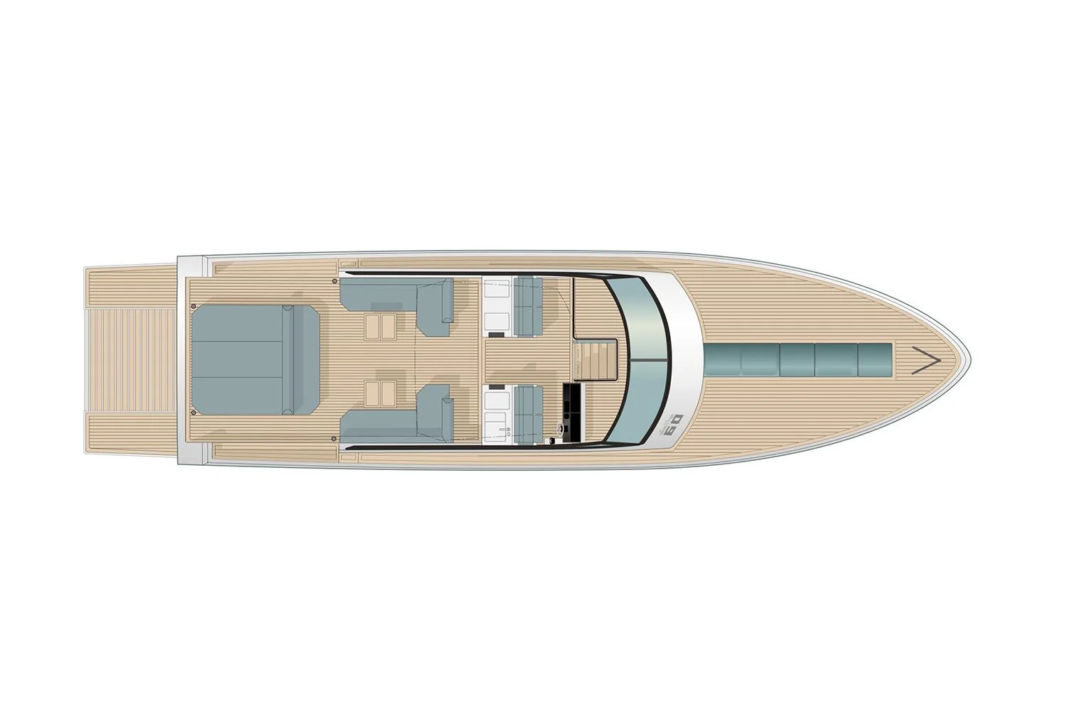 Delta 60 Open, photo 33 location yacht Cannes